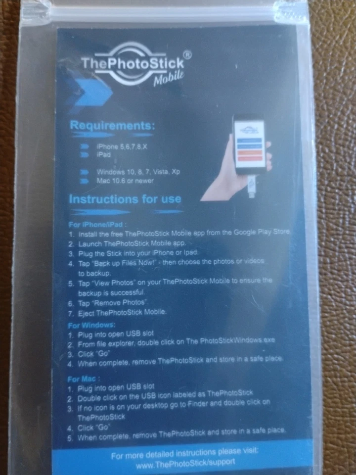 ThePhotoStick Mobile 32gb iXpand Mini Model: iPhone/iPad Accessories  - Image 2 of 2