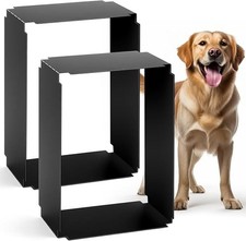 2 Pack Wall Entry Aluminum Pet Door Extension Tunnel Sliding Insert Pet Door