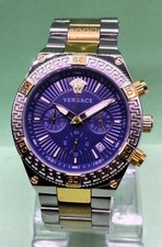 Luxury Versace Chronograph Date Indicator Analog Men's Wrist Watch