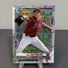 2021 Bowman - Chrome Prospects Reid Detmers #BCP-26 Speckle Refractor /299 (RC)
