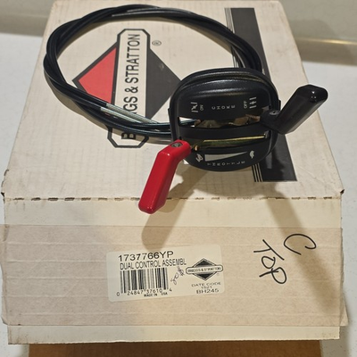 #ad Briggs amp; Stratton Dual Control Assembly 1737766YP 1 Pack Black Red $69.99