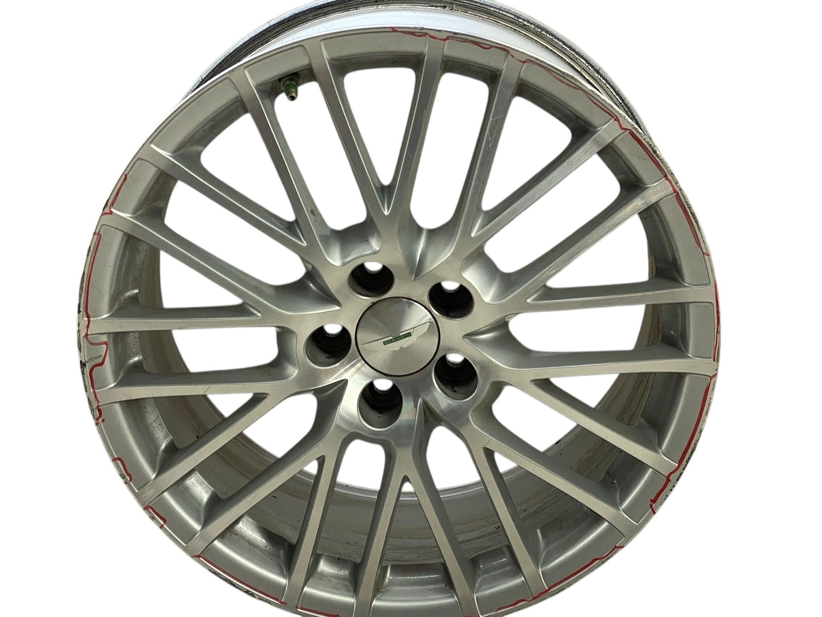 2009 Aston Martin Vantage (A) 19X8.5 Front Wheel Rim SIlver 9G33-1007-CA