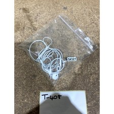 White In-Ear Handsfree Headphone Wired Built-In Microphone for Mobile Phones