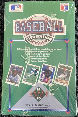 1990 Upper Deck Baseball Low Series Factory Sealed Box
