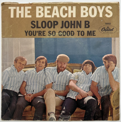 THE BEACH BOYS ''Sloop John B'' 1966 7'' 45rpm Single Capitol Records    5602