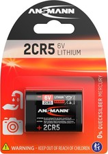 Ansmann 2CR5 6V Lithium Battery [Pack of 1] 2CR5, Multi-Coloured 