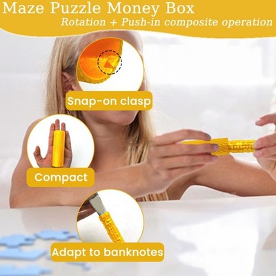 Puzzle Present Box, 3D Maze Box, Small Item Maze Puzzle Money Box High Quality