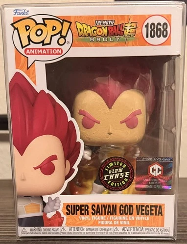 Funko, Pop, Dragon Ball Z, Super Saiyan, God, Vegeta Chase