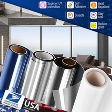 One Way Mirror Tint Window Film Privacy Protect UV Reflective Sun Block For Home