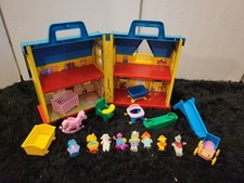 Vintage TYCO Jim Henson Sesame Street Portable Playhouse figures