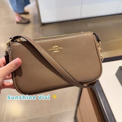 NWT Coach Nolita 19 Leather CBQ88 Gold/Dark Stone | eBay