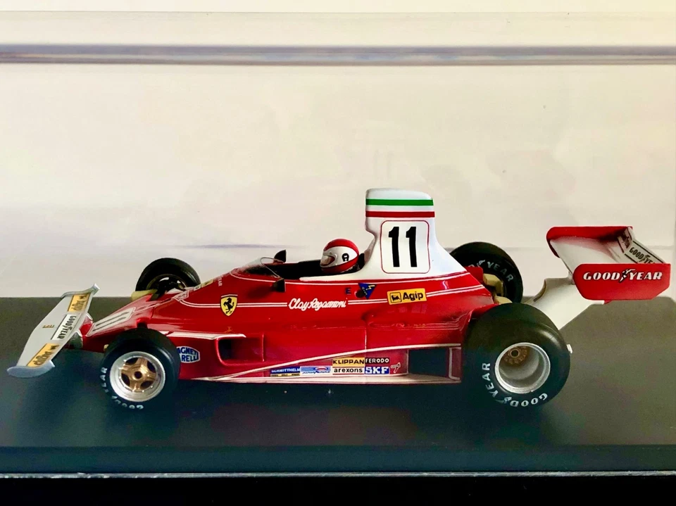 F1 1/43 Looksmart LSRC060 Ferrari 312T N°11 C.Regazzoni Winner Italian GP 1975 - Immagine 4 di 4