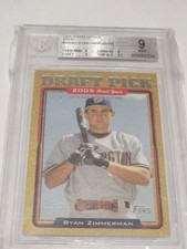 2005 Topps Updates &amp; Highlights - Ryan Zimmerman #UH323 Gold/2005 (RC) And Patch