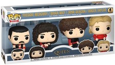 Queen - Funko Pop! Rocas: Reina - Paquete de 4 (artículo grande, figura de vinilo, paquete de 4) 