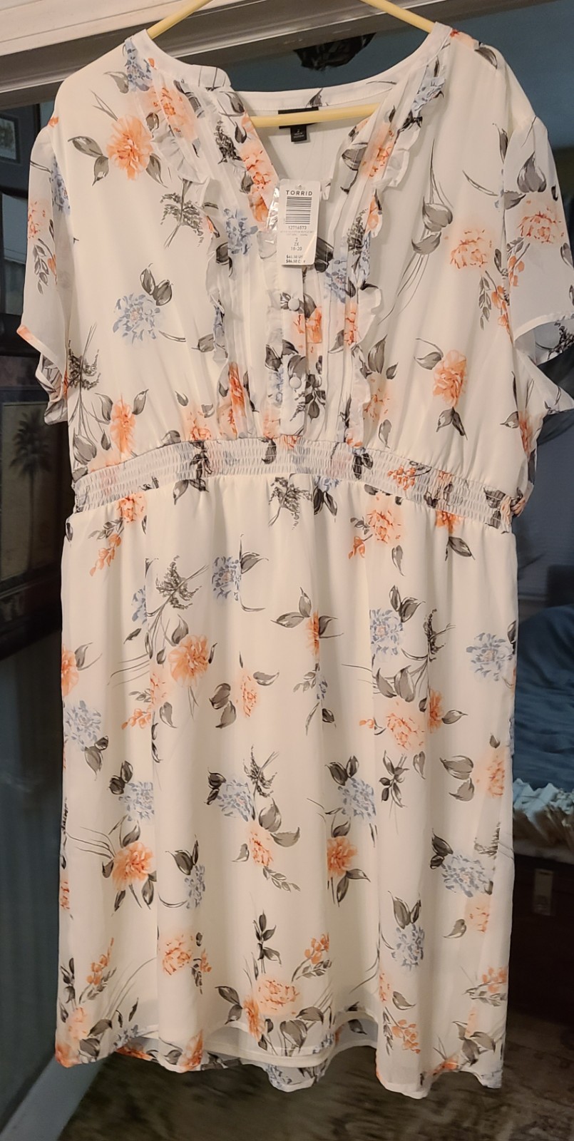Brand New Beautiful Torrid - Size 2 2x 18-20 Floral Pastel Whimsical Dress
