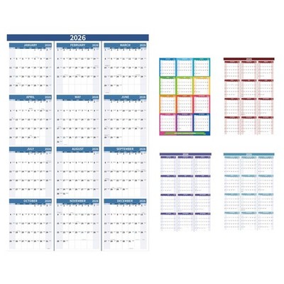 2026 Wall Calendar 34.8'' x 22.8'' Large Vertical Yearly Wall Hanging Calenda w...