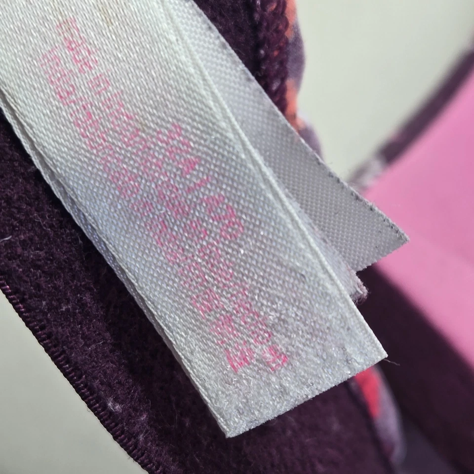 Sujetador ROSA Victoria's Secret Mujer 32A Púrpura Logo Inalámbrico Ligeramente Forrado Floral Foto 4 de 4