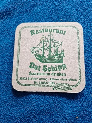 Bierdeckel St. Peter Ording - Restaurant Dat Schipp - Jever
