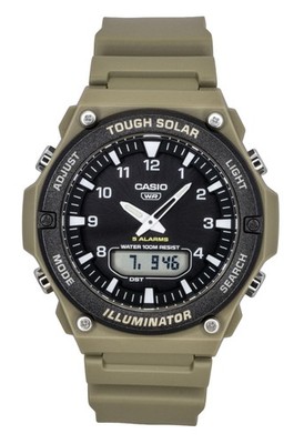 Casio Standard Analog Digital Resin Strap Black Dial AQ-S820W-5AV Mens Watch