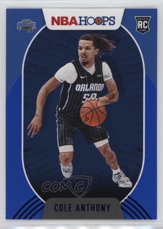 2020-21 Panini NBA Hoops Blue Cole Anthony #234 Rookie RC 4gh