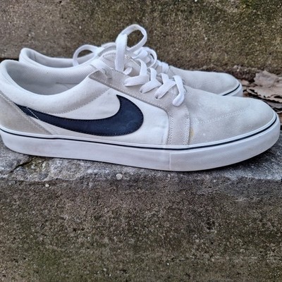 Men White/Offwhite Nike SB Satire Men Size 13 Court Shoes
