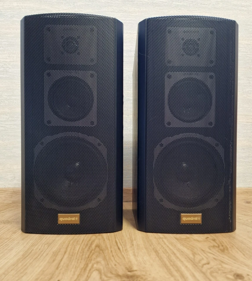 Quadral FORTUN 3-Wege Bassreflex Lautsprecher Boxen Regalboxen schwarz 2 Stück - Bild 2 von 4