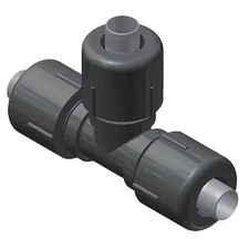 Continental Industries 5657-50-1004-00 Tee, Nylon, Comp 1/2", Comp 1/2", Comp