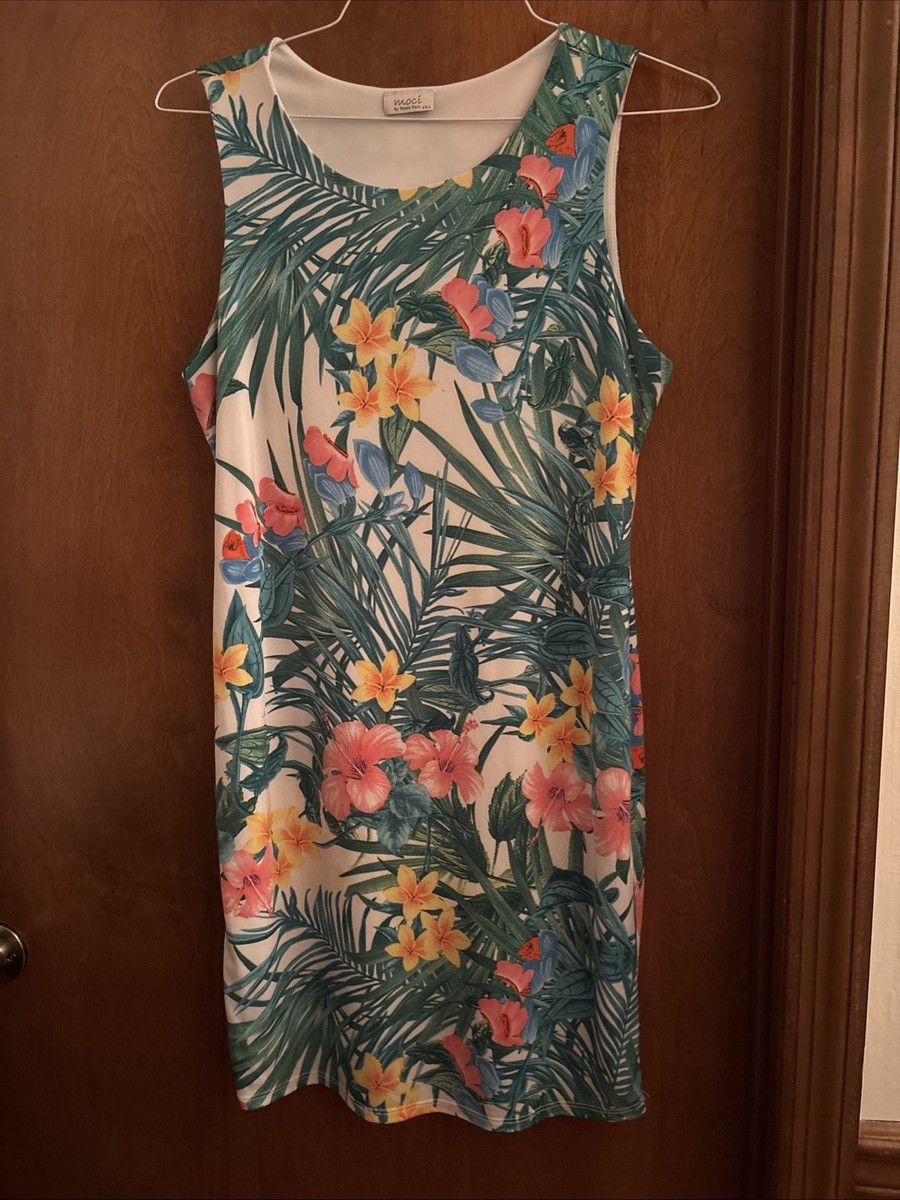 moci by purple rain dress Moci by Purple Rain Dress Beautiful Floral Sleeveless Size Small, Lined