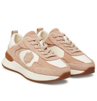 HUGO BOSS WOMENS SNEAKERS PINK B ICON RUNN SDNAP 50548288556