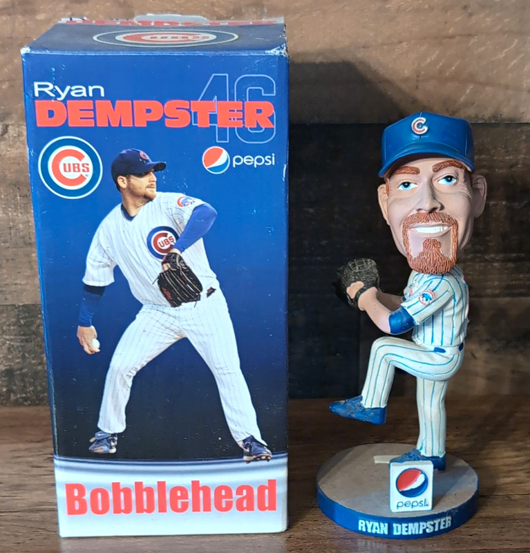 Pepsi Ryan Dempster Chicago Cubs Baseball Bobblehead #46 w/ Box