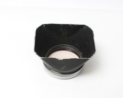 Ihagee Exa/Exakta alte Sonnenblende mit B+W Filter  Ø49mm.  Nr.664