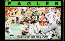 Philadelphia Eagles Team Leaders, 1985 Topps, #125, Football Card