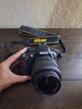 Nikon D D3100 24.2MP Digital SLR Camera - Black 18-55mm, includes two batteries