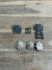 Vintage WW2 US Navy Marine Sterling Silver Military Pin Lot Colonel Oak Leaf 44g