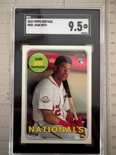 JUAN SOTO 2018 TOPPS HERITAGE #502 RC SGC 9.5
