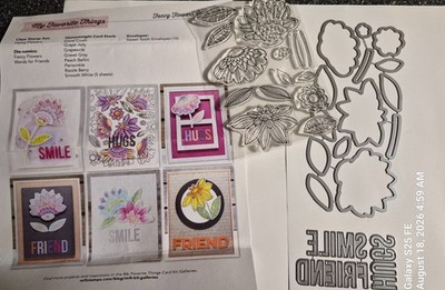 My Favorite Things Fancy Flowers  stamp and dies