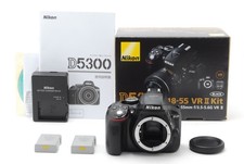 [Almost MINT] Nikon D5300 24.2MP Digital SLR Camera Black From JAPAN #256