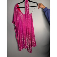 Show Me Your Mumu Party Hop Pink Disco Sequins Mini Dress Small