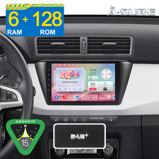 6+128GB Android 15 Autoradio Carplay Navi für Skoda Fabia 3 III 2014-2020 DAB+