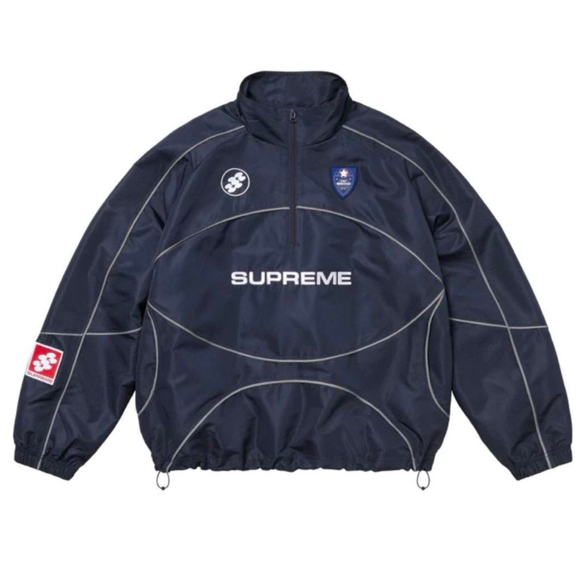 ジャケット・アウター Supreme Reflective Piping Pullover \"Navy Reflective Piping Pullover Navy Men's - FW24 - US