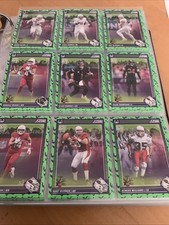 2024 Score A-Treat Green Bats Football Complete Set 1-300