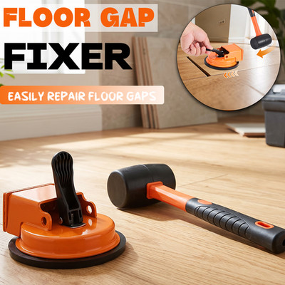 Floor Gap Fixer Tool with Suction Cup for Hardwood-Laminate and Vinyl Flooring