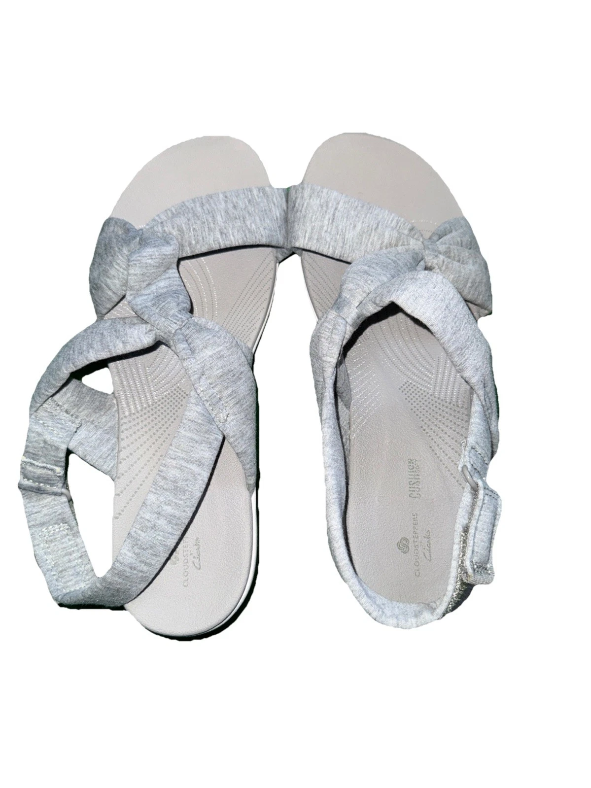 Sandali Clarks Cloudstepper Arla Belle grigi da donna taglia 9