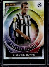 2022-23 Topps Merlin Chrome UEFA Zinedine Zidane Ageless Alchemy #AA-20 Juventus