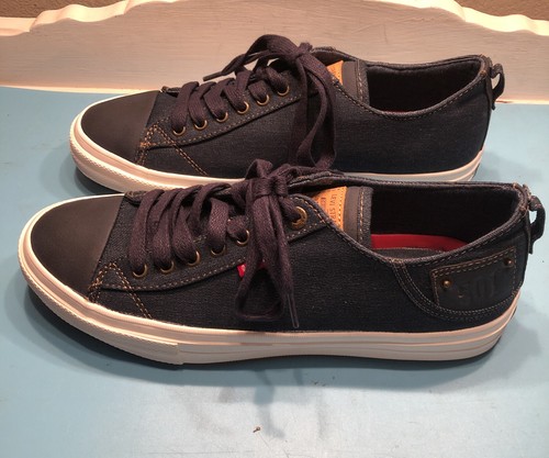 Navy Levis Sneakers Shoes Sz 