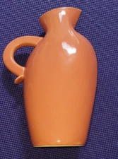 VTG CORAL SALMON ON BLUE LINDT-STYMEIST COLORWAYS PITCHER VASE