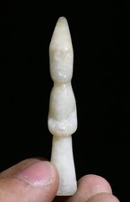 5.5CM China Hongshan Culture Hetian Jade People Person Figure Amulet Pendant