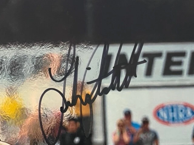 FOTO DE COMBUSTIBLE SUPERIOR FIRMADA POR LEAH PRITCHETT PAPA JOHNS RARA DE LA NHRA RARA Foto 2 de 2