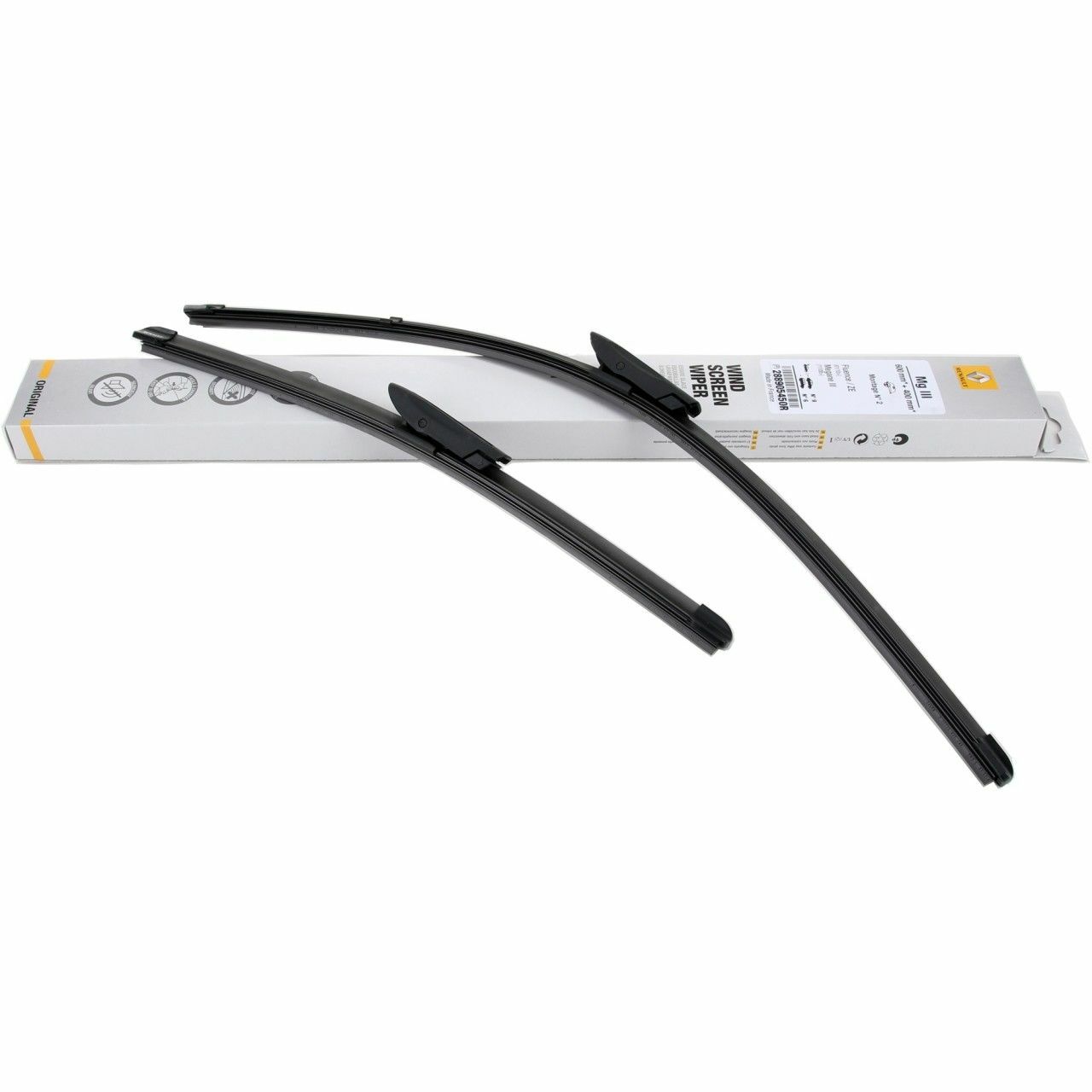 Balais essuie-glaces avant Megane III kit balai gauche droit Renault 288905450R