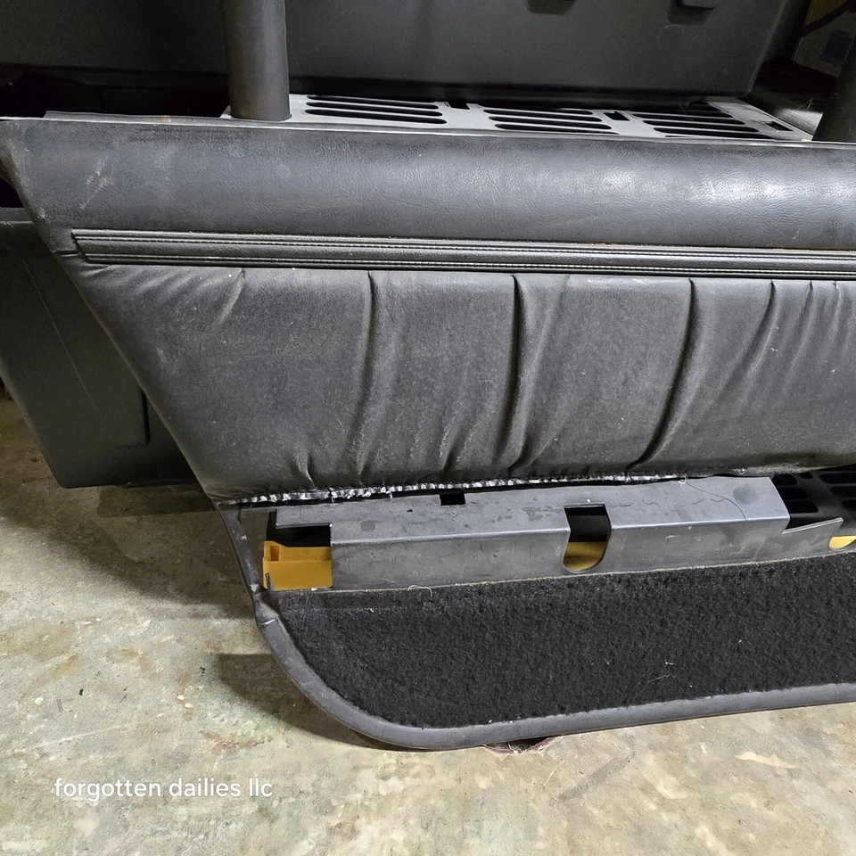 Dodge Daytona Turbo Z Chrysler Laser Black Leather Door Panel - Image 2 of 4